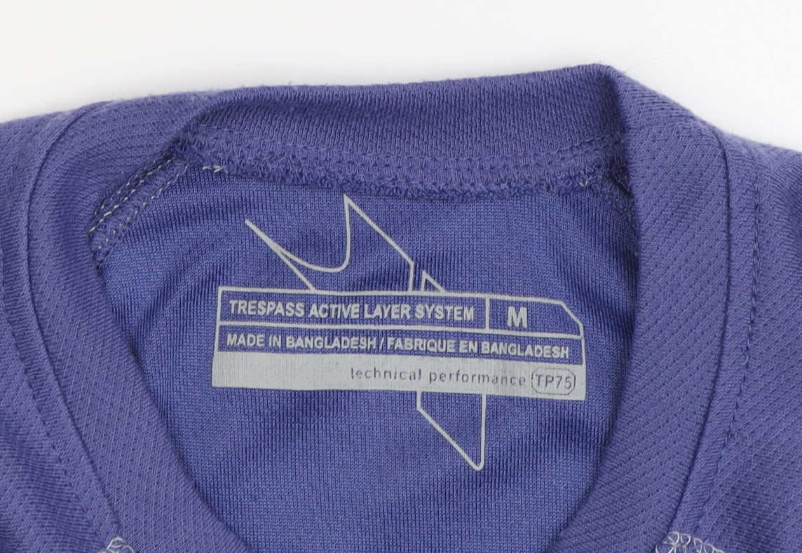 Trespass Women's Purple Short Sleeve Athletic T-Shirt M