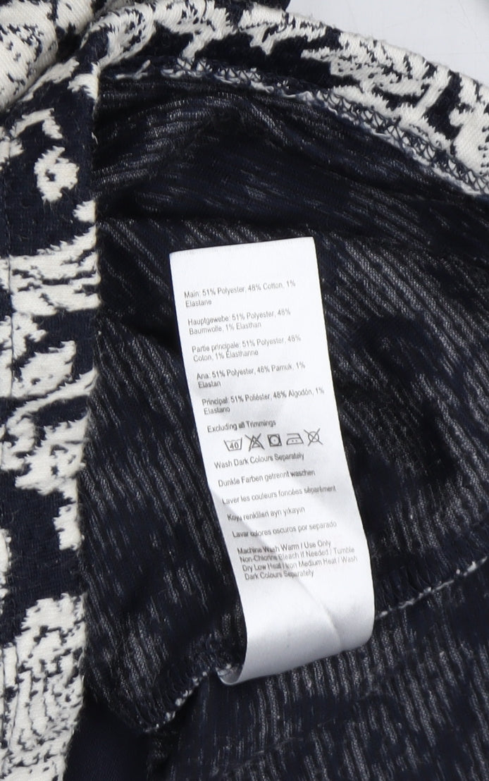 Joules Women's Floral Dress - Black/Ivory, Size 12