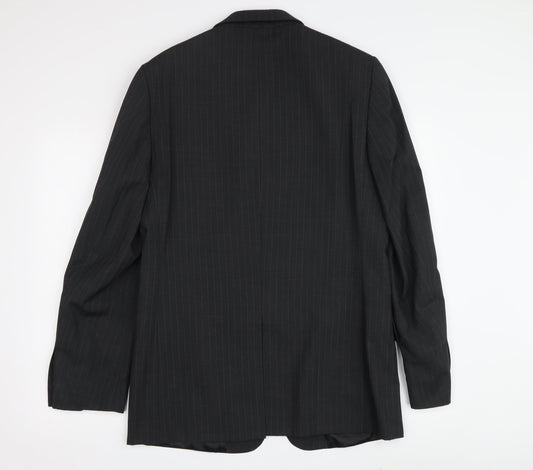 Jaeger Men's Grey Wool Blazer 38R