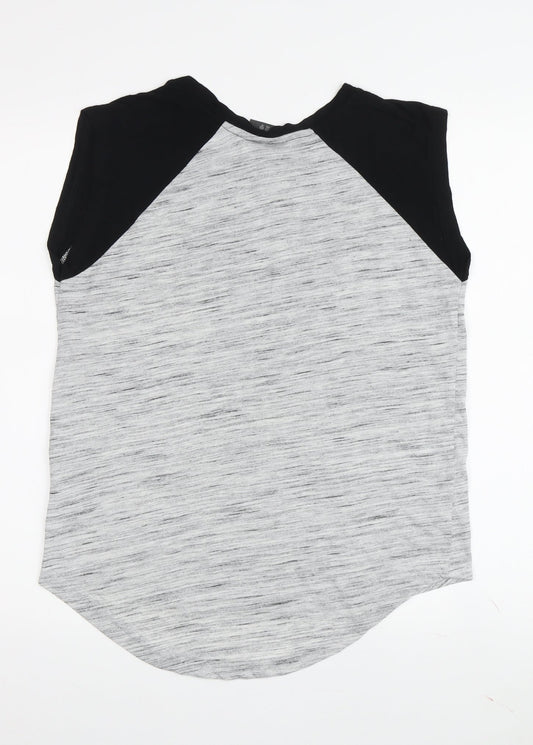 Harry Potter Unisex Grey Sleeveless Raglan T-Shirt