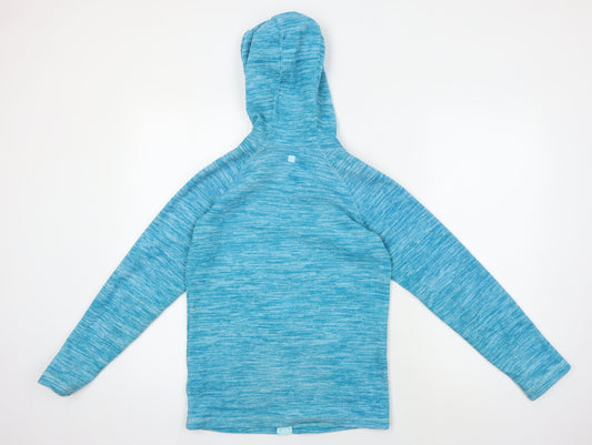 Mountain Warehouse Girls Blue Full Zip Hoodie 11-12 Years Fleece