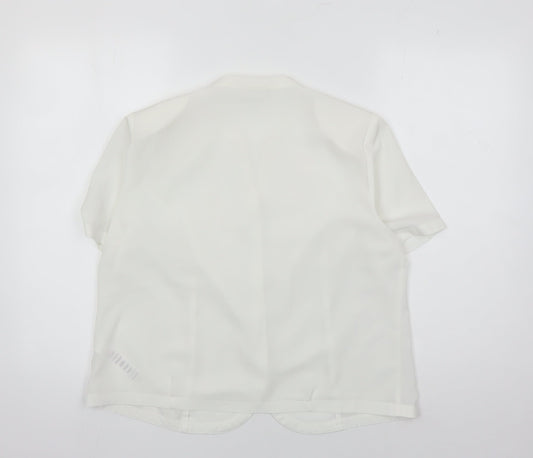 Eastex Women's White Collared Blouse Size 14