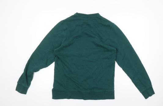 Jack & Jones Men's Green Pullover Christmas Sweatshirt L