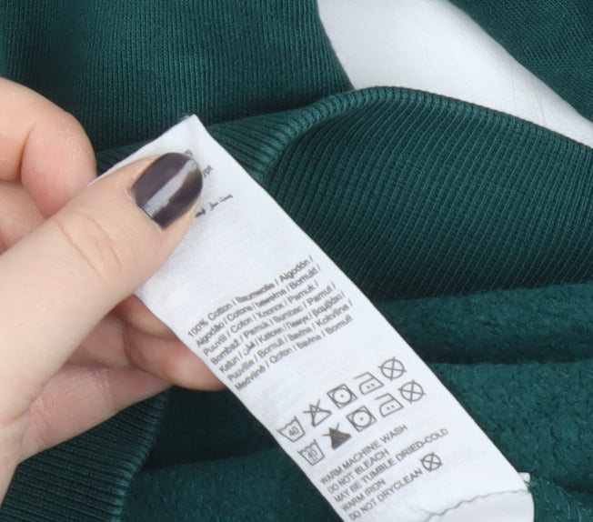 Jack & Jones Men's Green Pullover Christmas Sweatshirt L