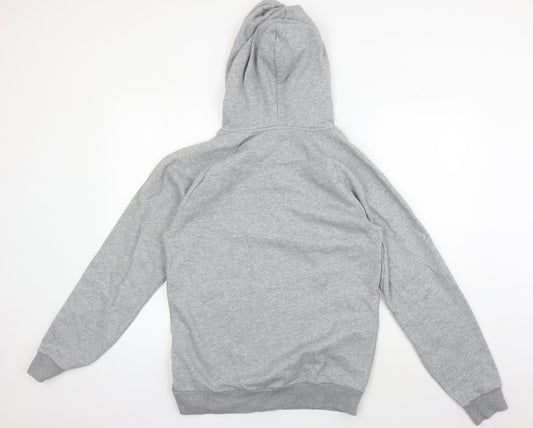 Jack Wills Men's Grey Full Zip Hoodie S