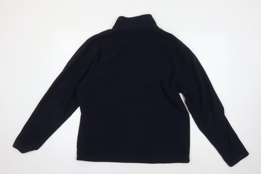 Regatta Blue Men's Pullover Fleece L with Logo
