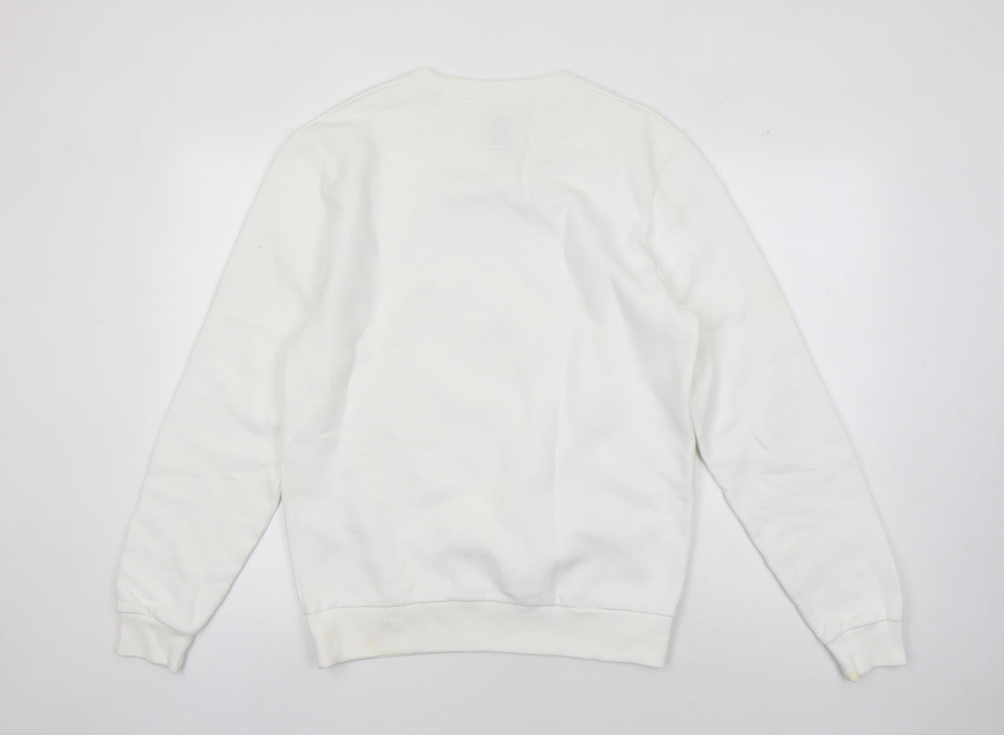 Jack Wills Men's M White Pullover Sweatshirt Logo