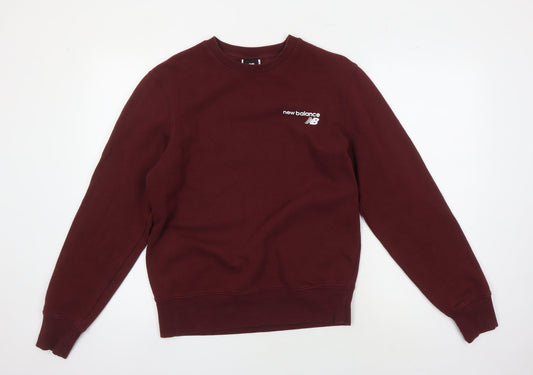 New Balance Men's Red Sweatshirt S Pullover