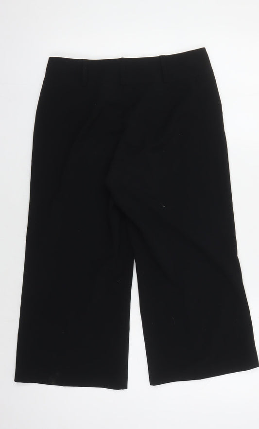 Marks and Spencer Women's Black Regular Fit Trousers