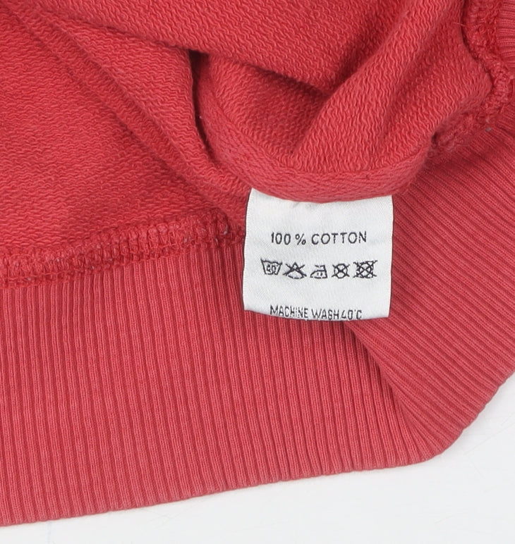 Jack Wills Women's Red Pullover Hoodie Size 12