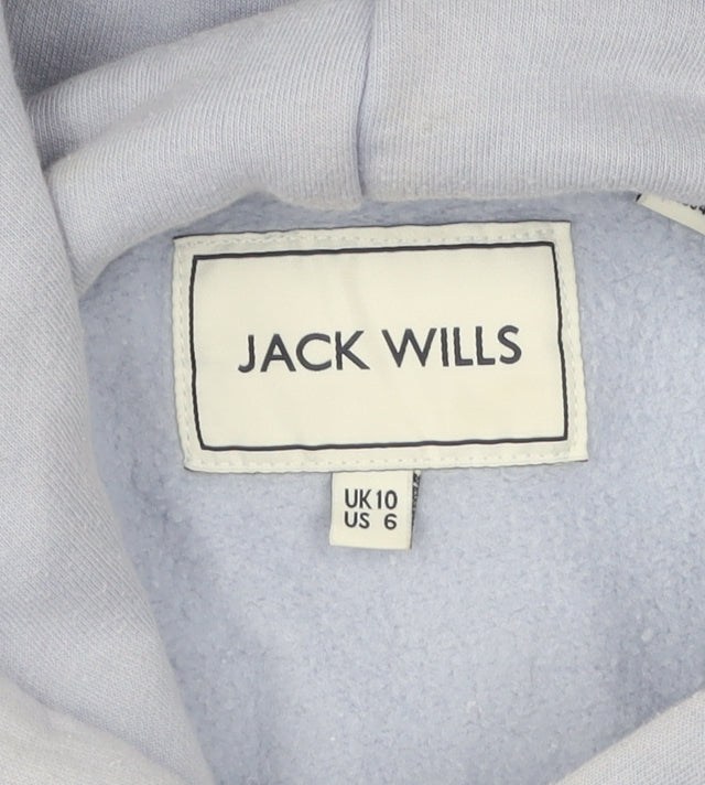 Jack Wills Women's Blue Pullover Hoodie Size 10