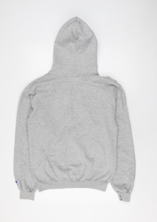 Champion Men's Grey Small Pullover Hoodie