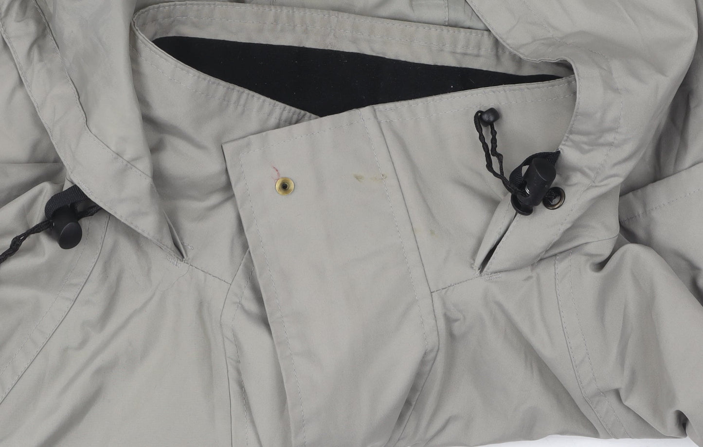 Peter Storm Men's Grey Hooded Rain Jacket, Size S