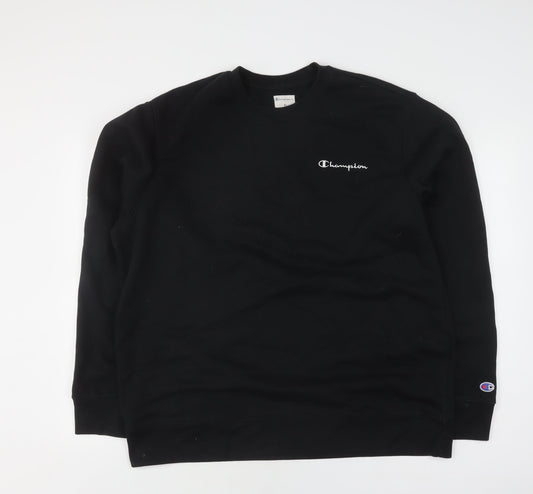 Champion Men's Black XL Pullover Sweatshirt