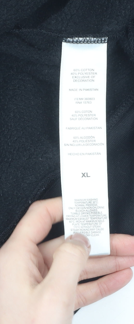 Champion Men's Black XL Pullover Sweatshirt