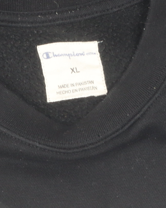 Champion Men's Black XL Pullover Sweatshirt