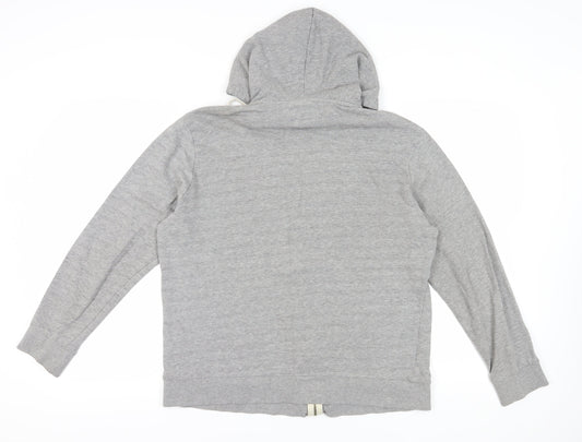 Jack & Jones Men's XL Grey Full Zip Hoodie