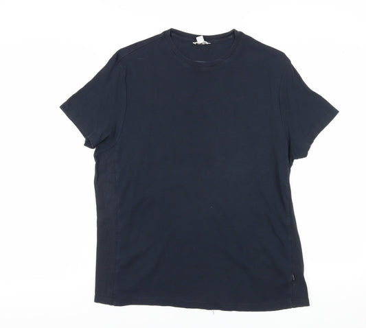 Calvin Klein Women's Blue Basic T-Shirt, Size S