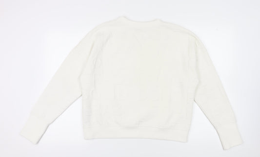 Jacqueline de Yong Women’s Ivory L Pullover Sweatshirt