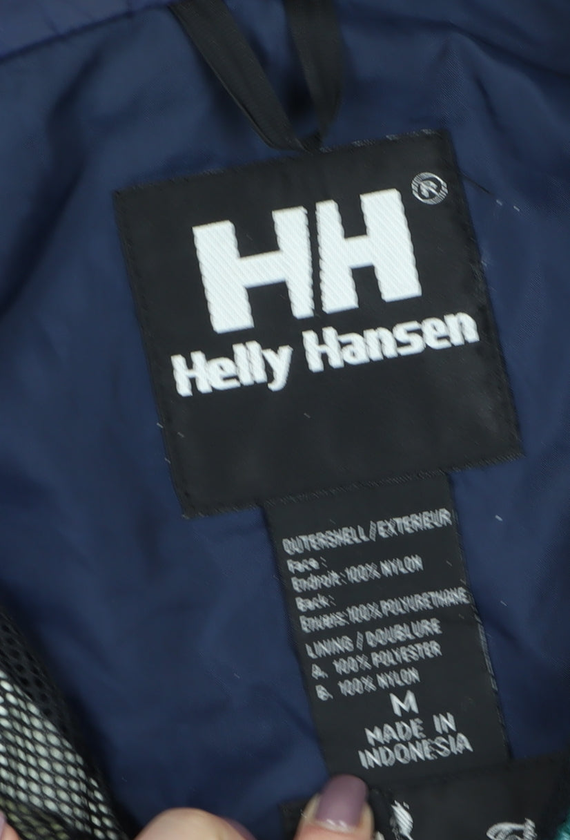 Helly Hansen Men's Medium Blue Green Parka Jacket