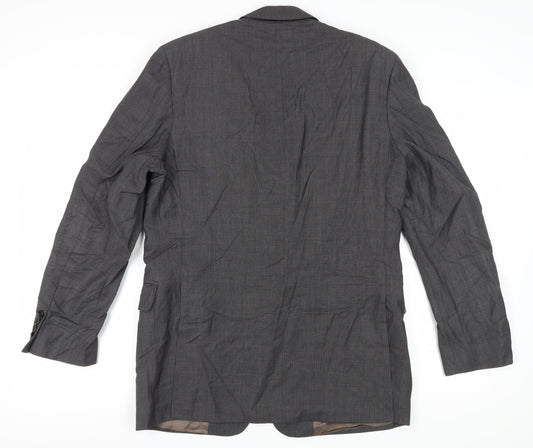 Austin Reed Men's Grey Check 42L Suit Jacket