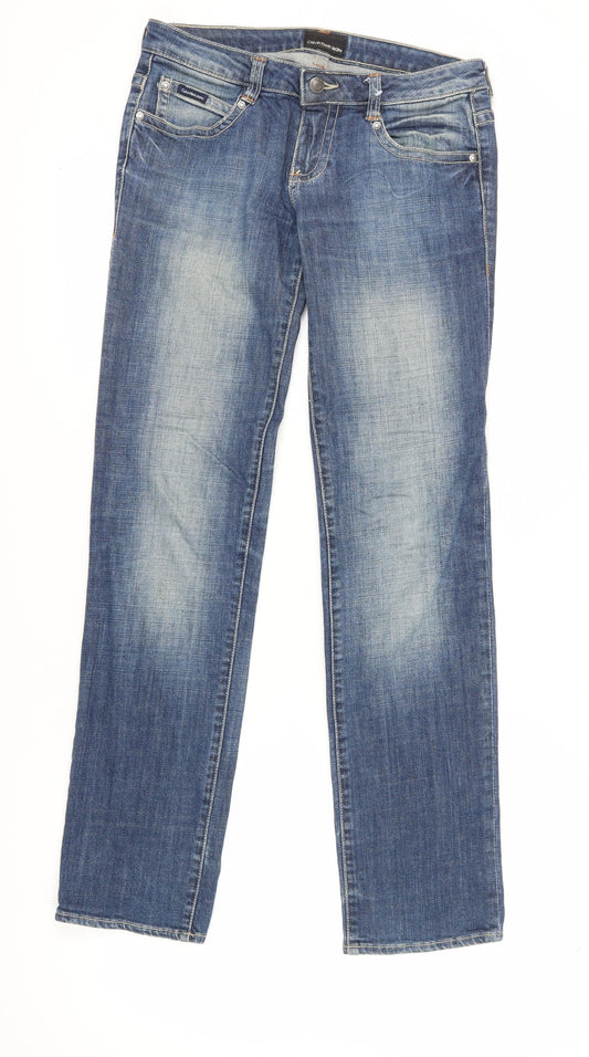 Calvin Klein Women's Blue Straight Jeans Size 27