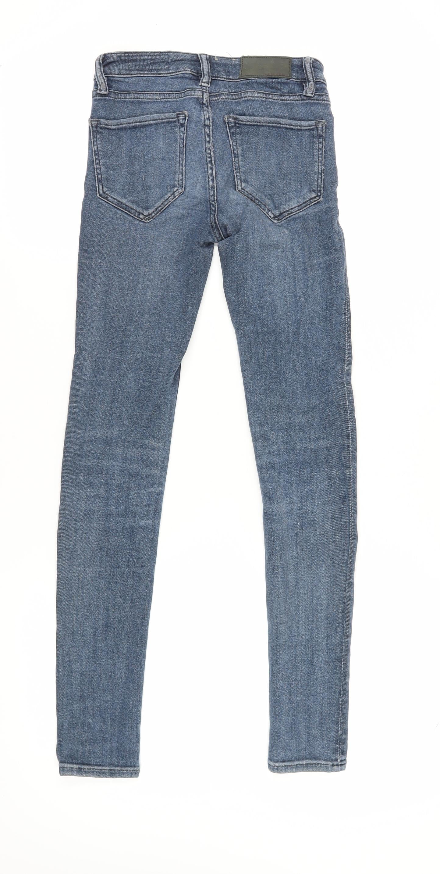 AllSaints Women's Blue Skinny Jeans W24