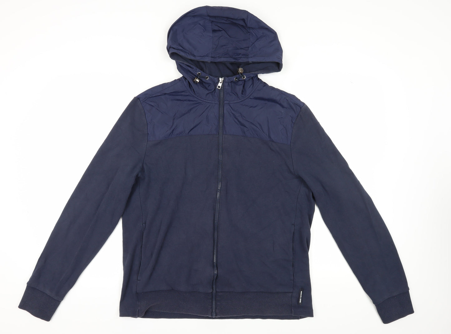 Michael Kors Men's Blue Full Zip Hoodie XL