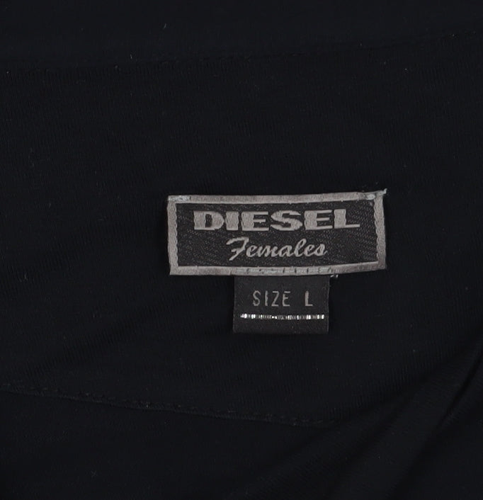 Diesel Women's Black Dress, Size L