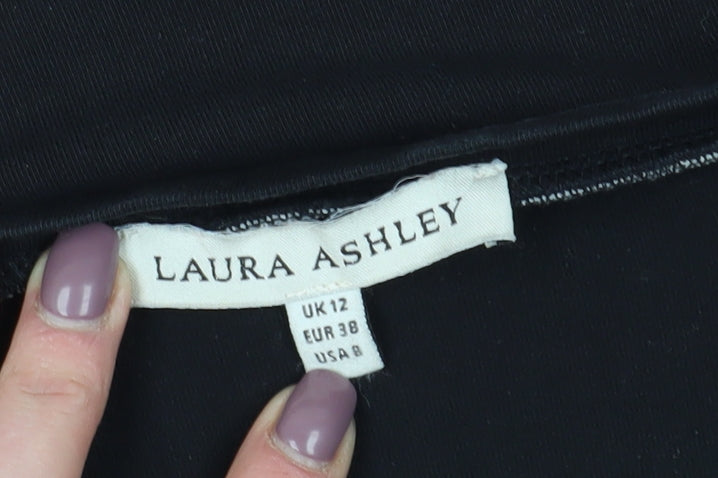 Laura Ashley Women's Black Blouse Size 12