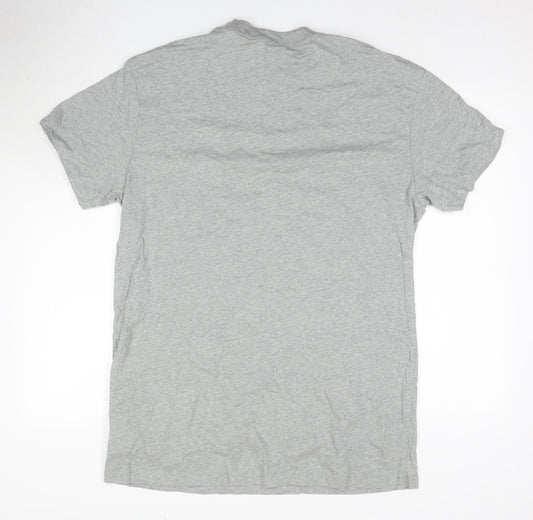 Nike Men's Grey Short Sleeve Crew Neck T-Shirt L