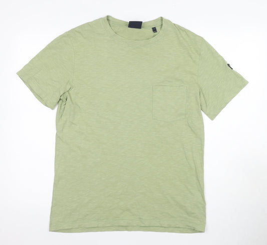 Henri-Lloyd Men's Green Crew Neck T-Shirt, Size S