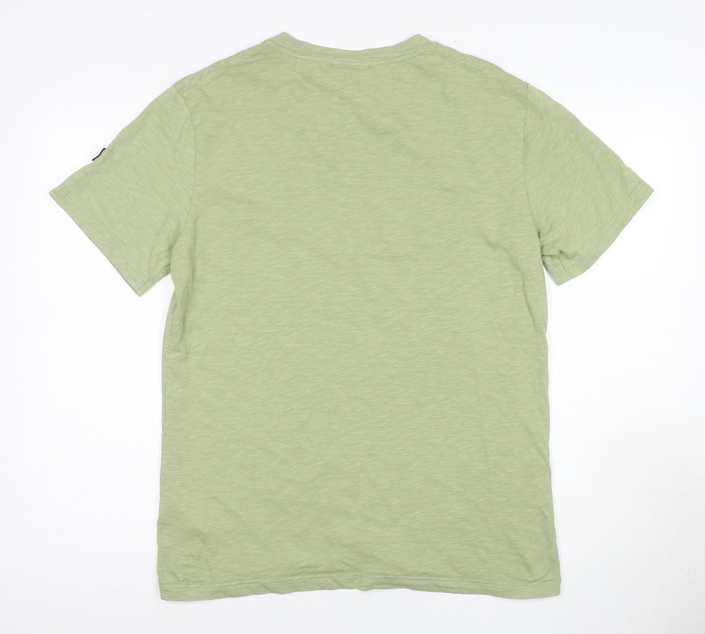 Henri-Lloyd Men's Green Crew Neck T-Shirt, Size S