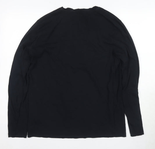 Jack & Jones Men's Black XL Slim Fit T-Shirt