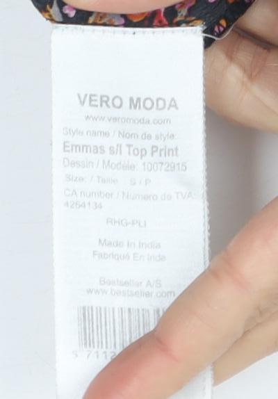 Vero Moda Women's Multicoloured Floral Tunic Blouse Size S