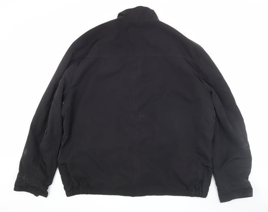 Jeff Banks Men's 2XL Black Bomber Jacket - Casual Wear