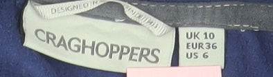 Craghoppers Women's Blue Henley Sweatshirt Size 10