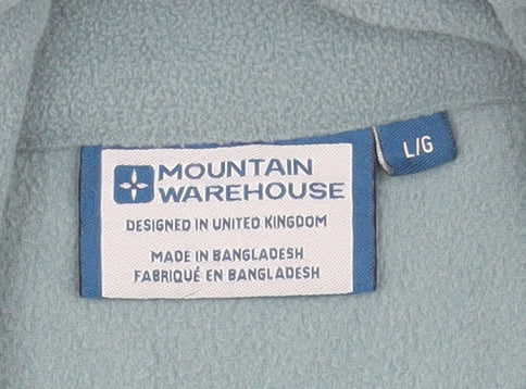 Mountain Warehouse Men's Blue Fleece 1/4 Zip Sweatshirt L