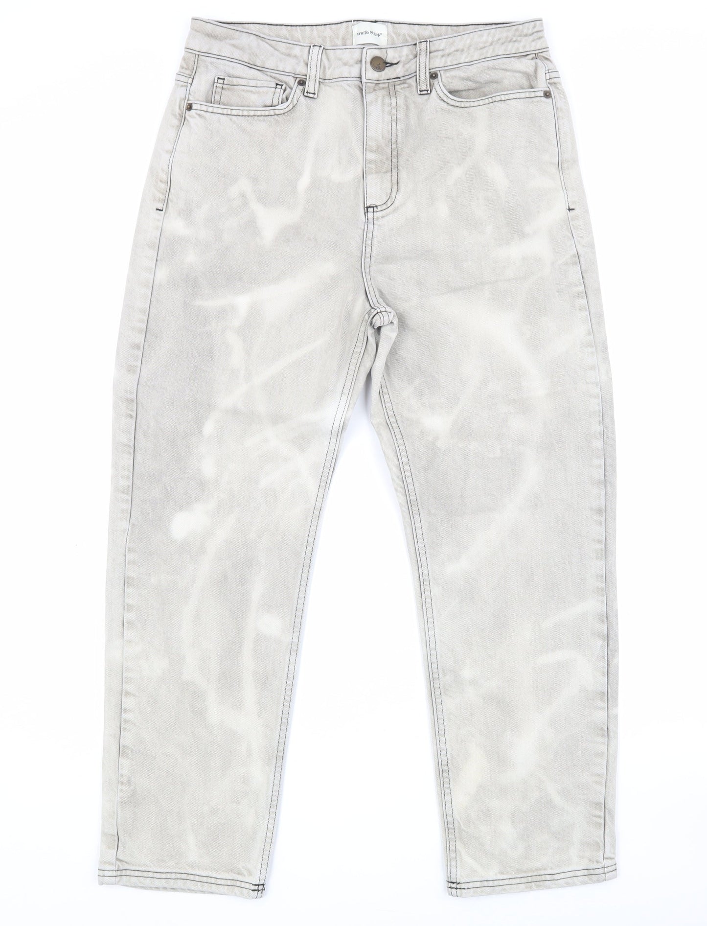 White Stuff Women's Grey Straight Jeans Size 12