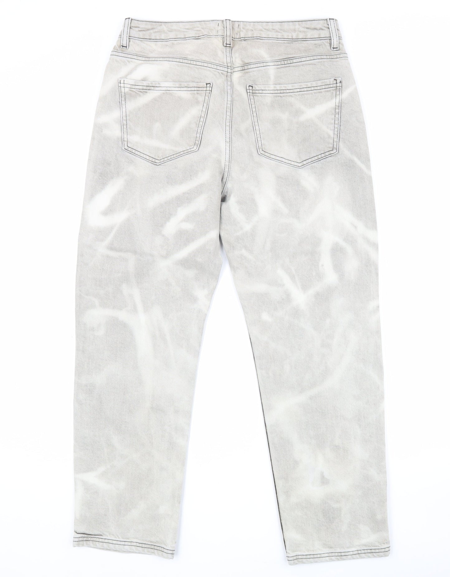 White Stuff Women's Grey Straight Jeans Size 12