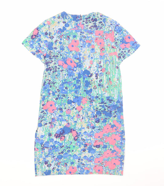 Whistles Women’s Multicoloured Silk Shift Dress Size 8