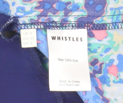 Whistles Women’s Multicoloured Silk Shift Dress Size 8