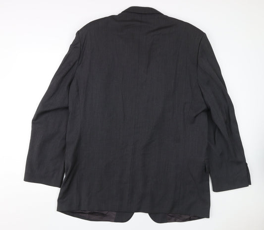 Pierre Cardin Men's Black Blazer, 44 Chest, Regular Fit