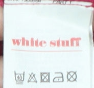 White Stuff Women's Pink Geometric Shift Dress Size 10
