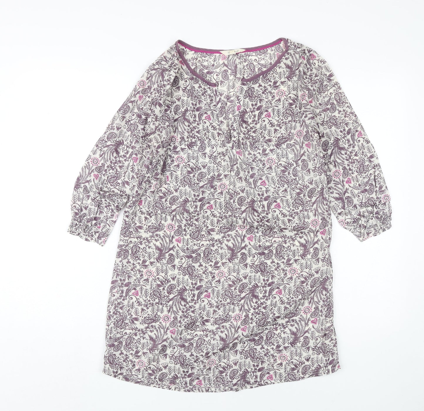 White Stuff Women's Multicoloured Floral Dress, Size 10
