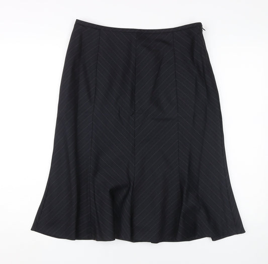 Austin Reed Women's Black Wool Pencil Skirt Size 12