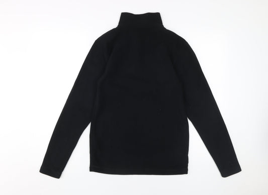 Gelert Boys Black Fleece Pullover Hoodie 13 Years