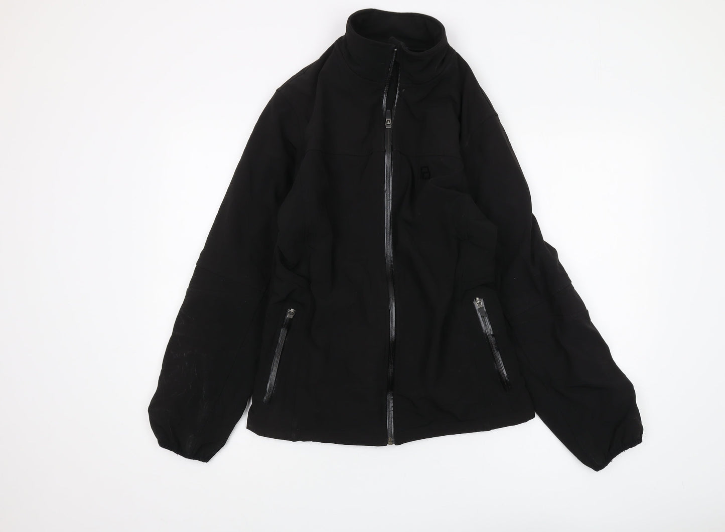 BOY-COT Men's Black Soft Shell Jacket S Regular Fit