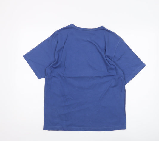 Eastex Women's Blue Medium Embroidered T-Shirt