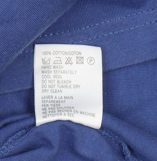 Eastex Women's Blue Medium Embroidered T-Shirt